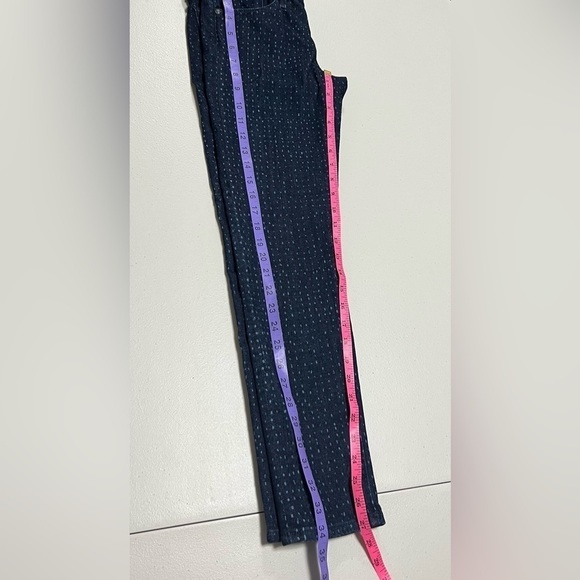 AG Dotted Stevie Ankle  Slim Straight Dot Jeans Anthropologie - Picture 11 of 11